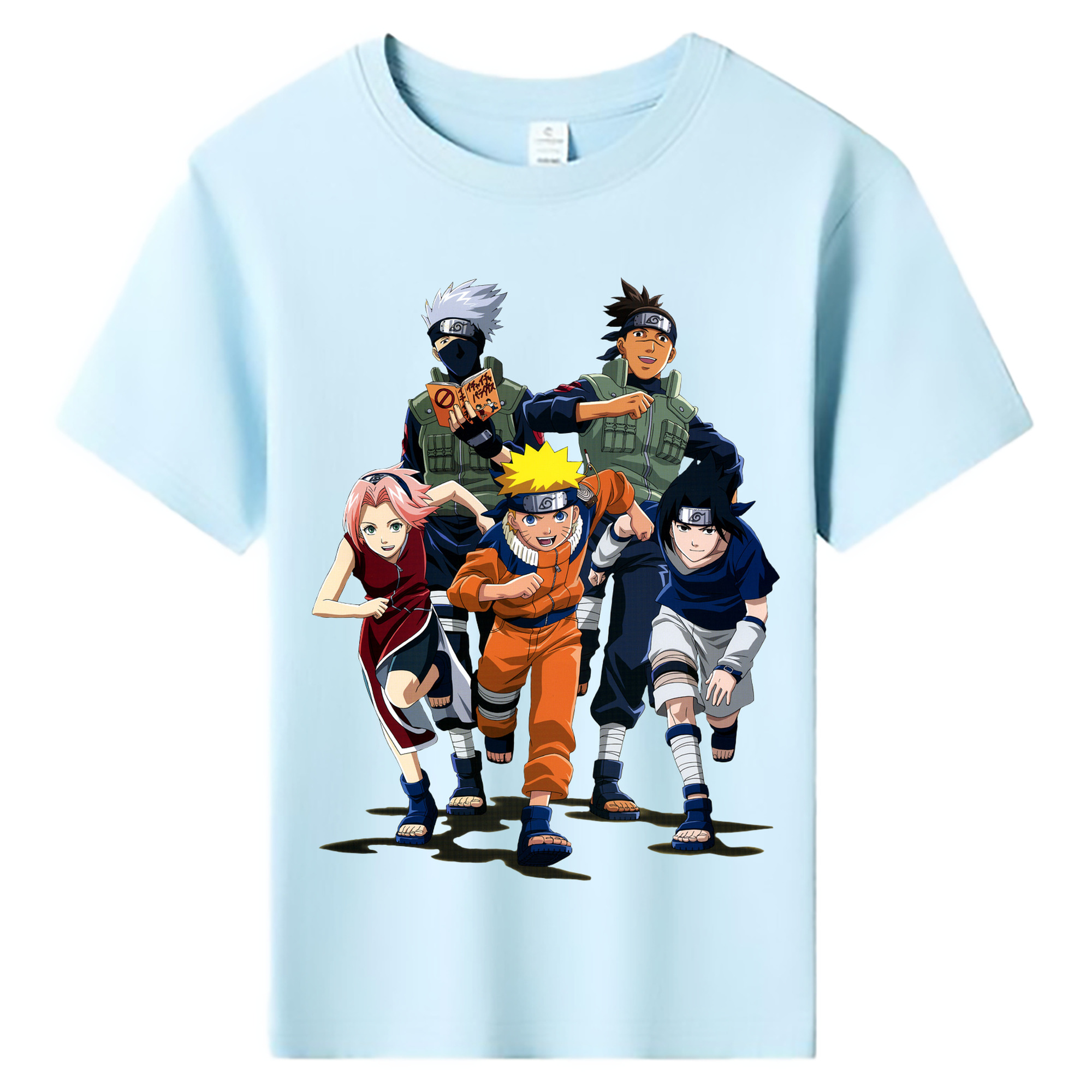 （画像用） NARUTO -ナルト- うずまき ナルト Uzumaki Naruto 綿100％キッズTシャツ（フロントプリント）
